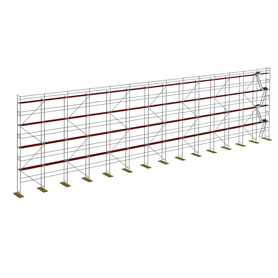 Rusztowanie drewno Plettac P70  350m2