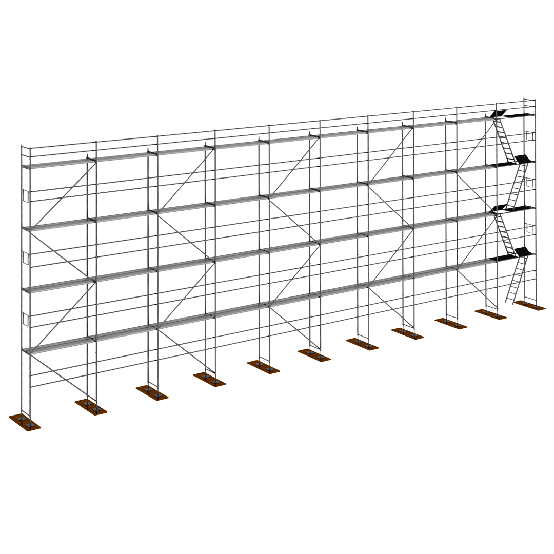 Rusztowanie stal Plettac P70  300m2