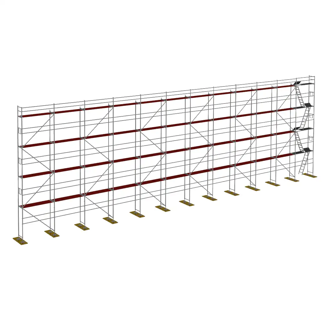 Rusztowanie drewno Plettac P70  360m2