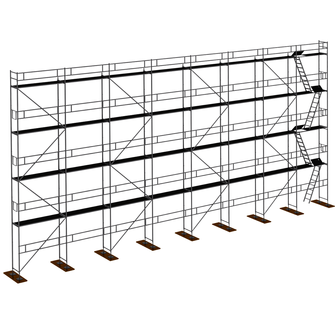 Rusztowanie aluminiowe Plettac P70  200m2