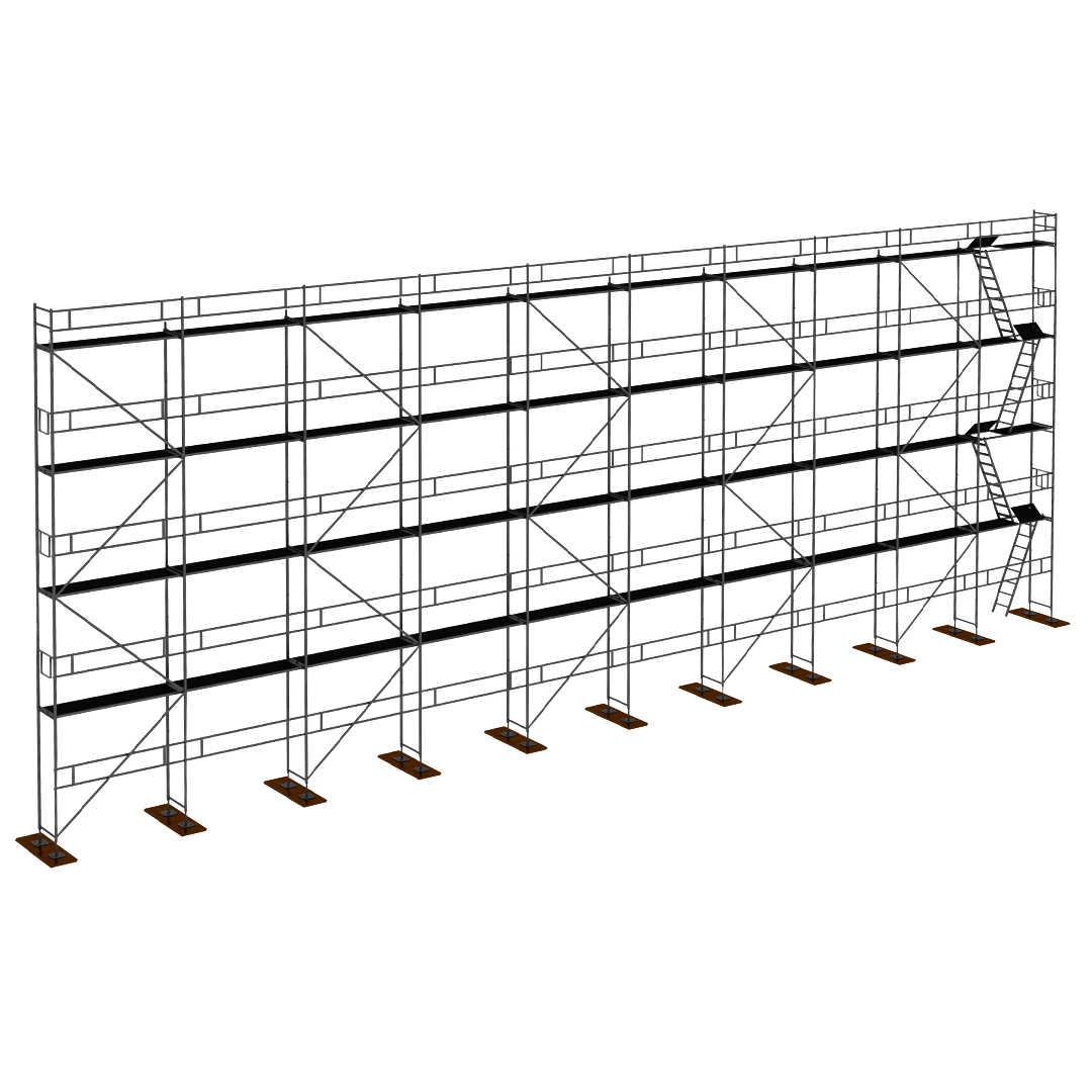 Rusztowanie aluminiowe Plettac P70  250m2