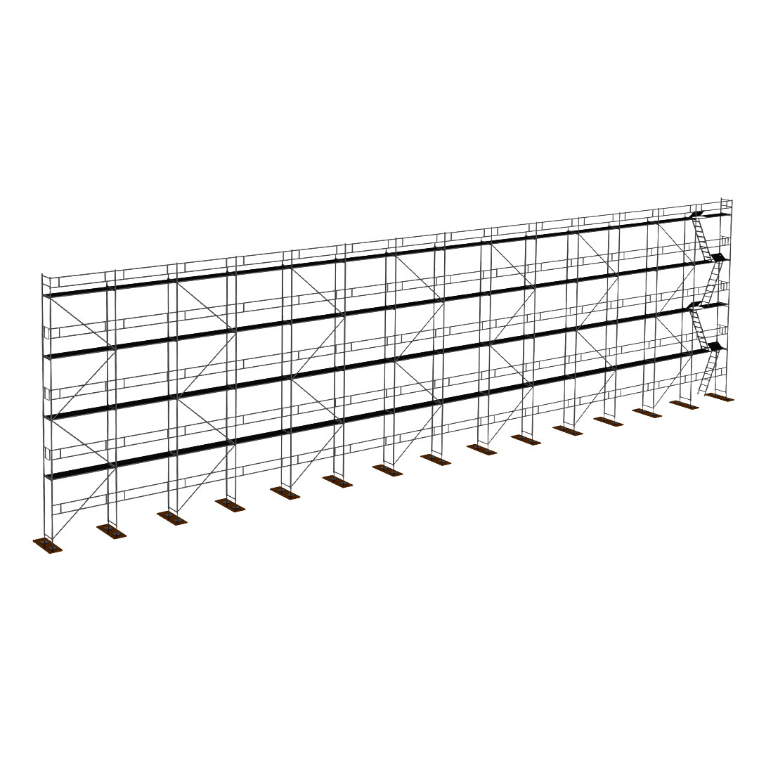 Rusztowanie aluminiowe Plettac P70  300m2