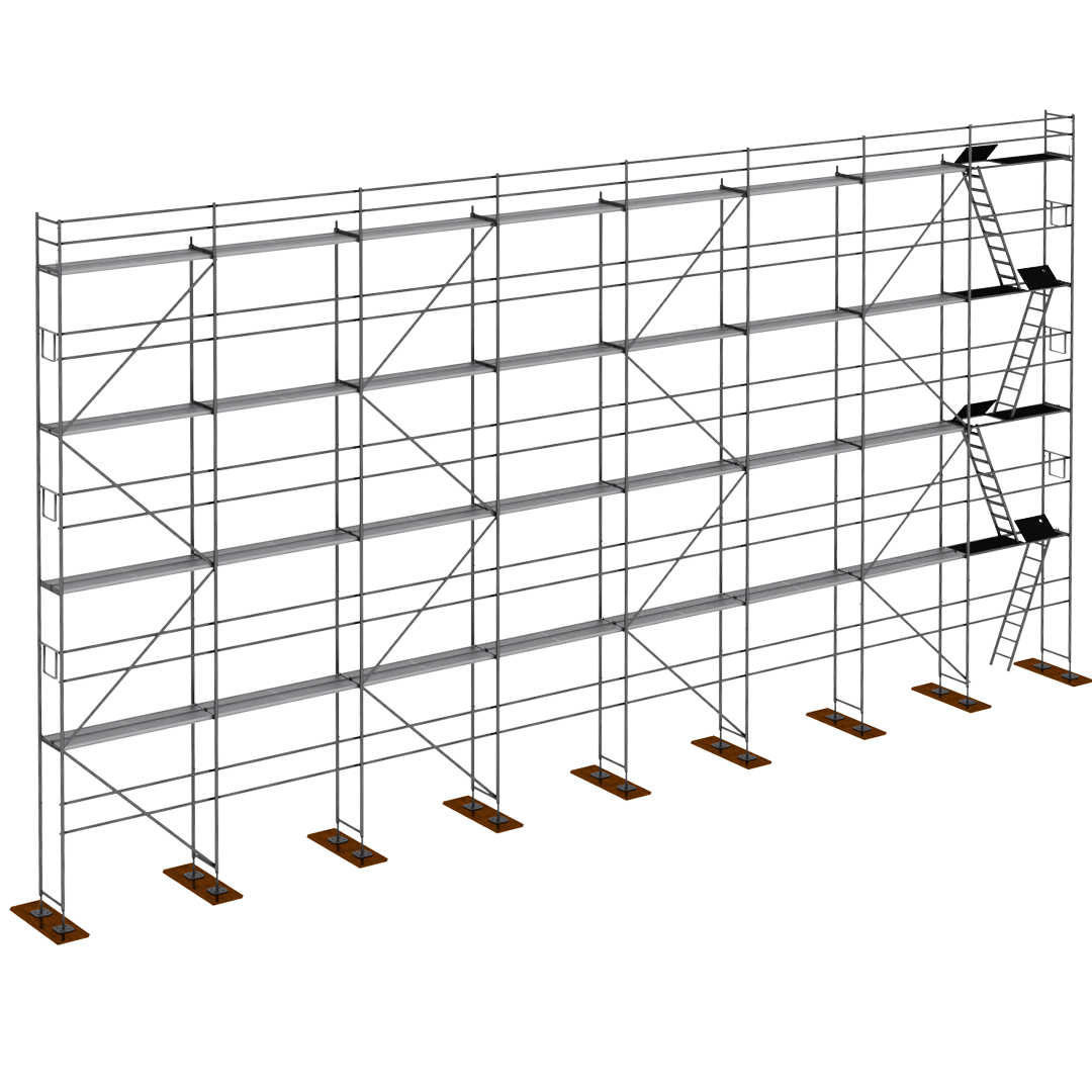 Rusztowanie stal Plettac P70  200m2